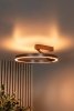 Nowoczesny plafon lampa sufitowa LED brązowy okrąg uniwersalny minimalistyczny możliwość ściemniania na pilota APPLAUSE 23100/40/96 Lucide